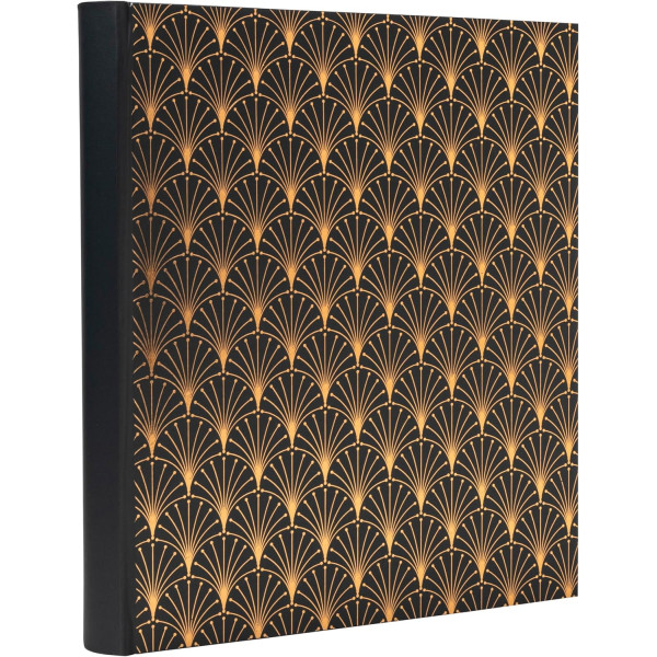photo-Album photos - Capacité 300 photos de 10x15cm - 29x32cm - 60 pages - Art déco - Noir