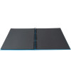 Album photos - 360 photos - Bleu - 32x32cm - 60 pages noires - Couverture effet textile