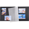 Album photos - 360 photos - Bleu - 32x32cm - 60 pages noires - Couverture effet textile
