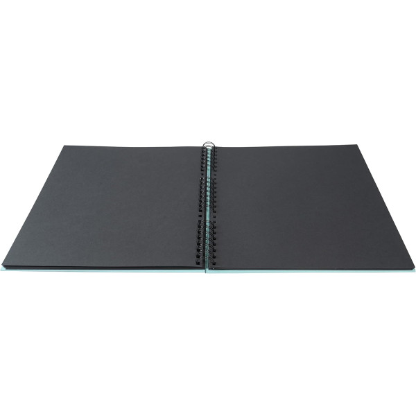 Album photos - 360 photos - Gris - 32x32cm - 60 pages noires - Couverture effet textile