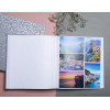 Album photos - 300 photos - Bleu gris - 29x32cm - 60 pages - Couverture enduite irisée
