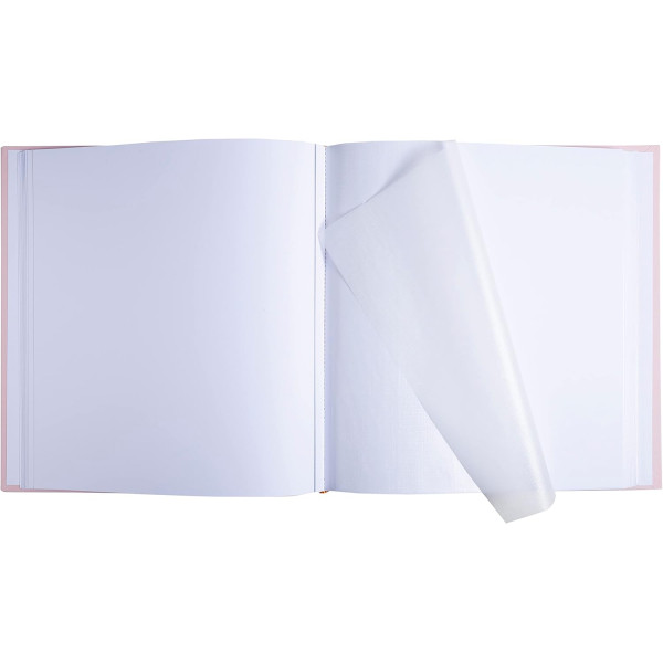 Album photos - 300 photos - Rose candy - 29x32cm - 60 pages - Couverture enduite irisée