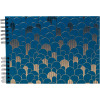 photo-Album photos - Capacité 150 photos de 10x15cm - 32x22cm - 60 pages - Art déco - Bleu