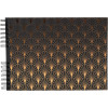 photo-Album photos - Capacité 150 photos de 10x15cm - 32x22cm - 60 pages - Art déco - Noir