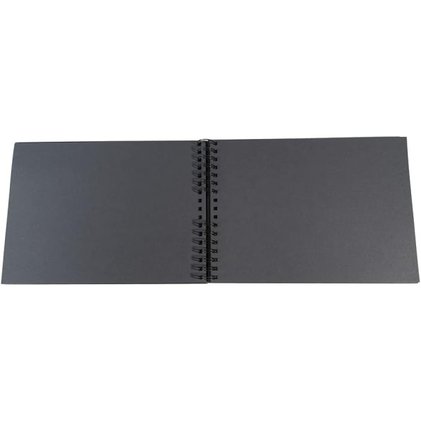 Album photos - 150 photos - Rouge - 32x22cm - 50 pages noires - Couverture effet textile
