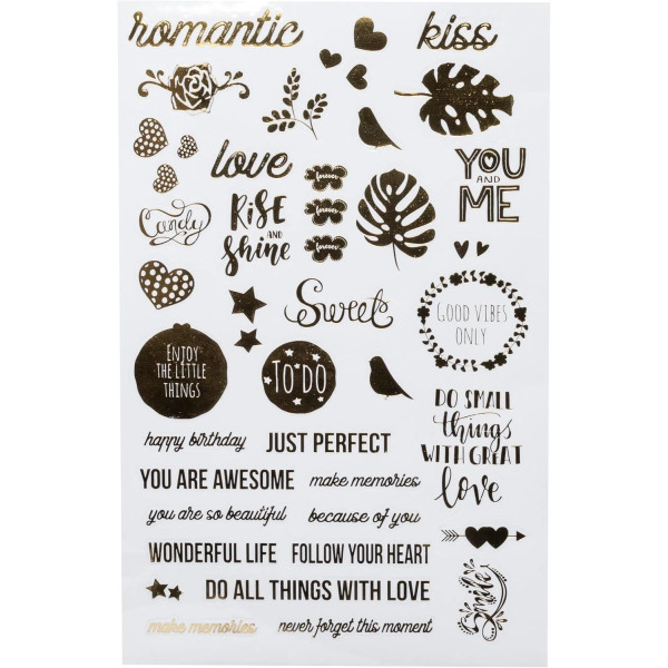 Album scrapbooking - A personnaliser - 32x22cm - Noir - 70 pages noires - Stickers inclus