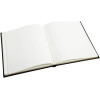 Livre d'or - 21x19cm - Couverture simili cuir - Noir - Tranche or - 140 pages blanches