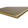 Livre d'or - 27x22cm - Couverture simili cuir - Or - Tranche or - 100 pages blanches