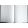 Livre d'or - 27x22cm - Couverture simili cuir - Noir - Tranche or - 100 pages blanches