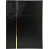 photo-Album de timbres - Philatélie - 30,5x22,5 - Simili cuir - Noir - 64 pages - Collection timbres