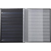Album de timbres - Philatélie - 30,5x22,5 - Simili cuir - Noir - 64 pages - Collection timbres