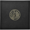 photo-Classeur pour collection de pièces - 24,5x25cm - Noir - 5 feuilles 43 cases