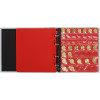 Classeur pour collection de pièces - 24,5x25cm - Noir - 5 feuilles 43 cases