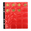 3 recharges pour album de pièces - 20 cases diamètre 40mm - 24,5x25cm - Perforées