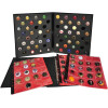 Album de collection pour muselets - Capsules de champagne - 64 plaques - Intérieur mousse