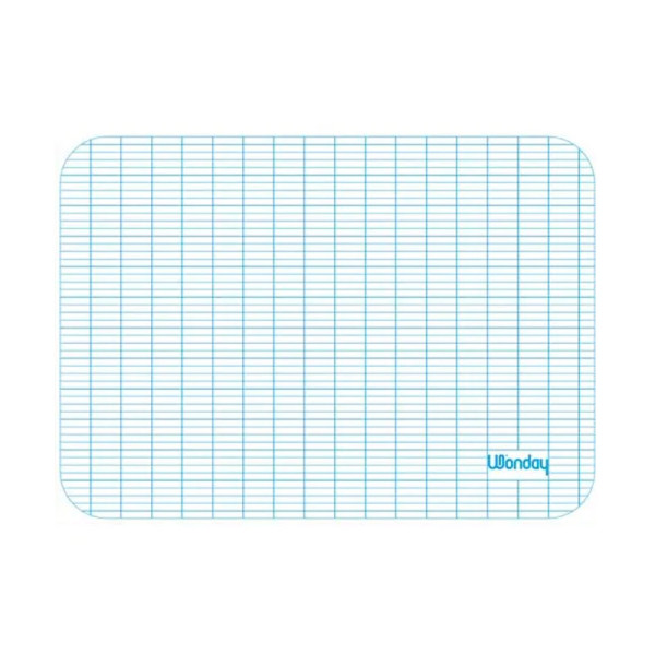 photo-Ardoise - Blanche - 2 faces - 25x17,5cm - Effaçable - Sans cadre - Scolaire - Wonday