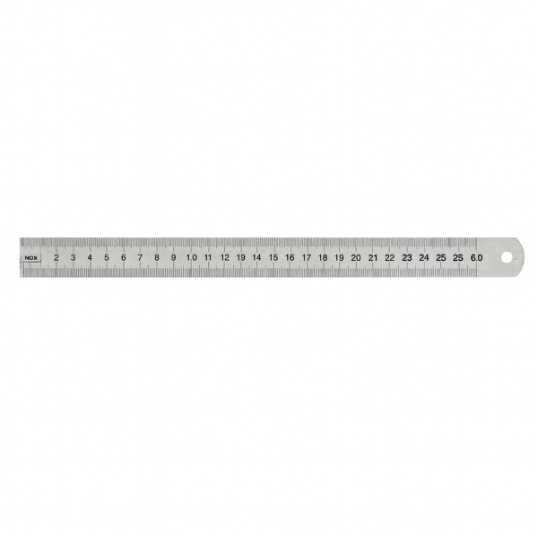 photo-Réglet - Règle plate - 30cm - Flexible - Inox - Gradué sur 1 face - Wonday