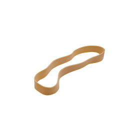 Bracelets en caoutchouc - Naturel - 200mm diamètre - Boîte de 100g - Wonday