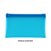 photo-Trousse - Plastique - Semi-transparente - Couleurs fluo - 11x22cm - Wonday