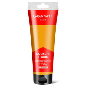 photo-Gouache Studio - Ocre - Ultra couvrante - Mate - Tube 250 ml - Caran d'Ache