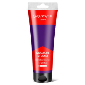photo-Gouache Studio - Violet - Ultra couvrante - Mate - Tube 250 ml - Caran d'Ache