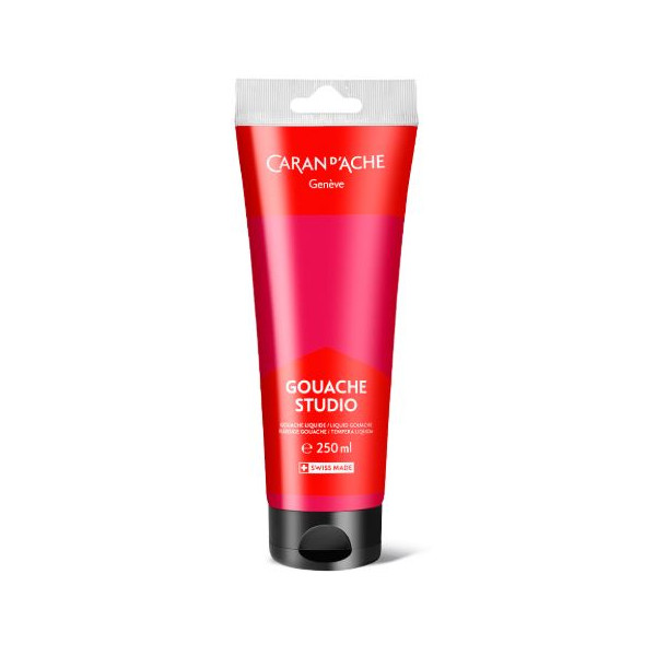 photo-Gouache Studio - Magenta - Ultra couvrante - Mate - Tube 250 ml - Caran d'Ache