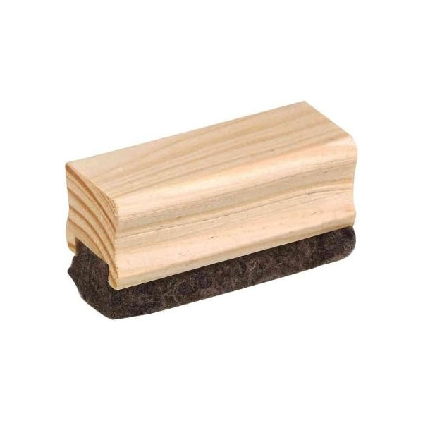 photo-Brosse pour ardoise noire - Petit format - Idéale pour la trousse - Ergonomique - 6,8x2,9x3cm