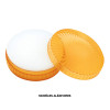 Eponge pour ardoise - Avec boite - Rond - 6,5cm - Idéal pour l'école - Couleurs aléatoires
