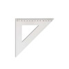photo-Equerre - 45° - 21 cm - Plastique - Transparente - Géométrie - Scolaire
