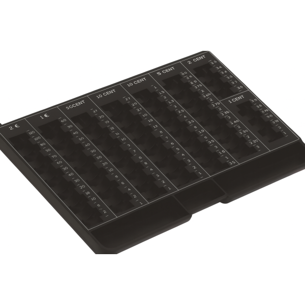 photo-Monnayeur – Plateau pour ranger pièces de monnaie – 23,2x29,2x1,9cm – Reskal