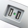 Multiprise - Ronde - 3 prises + 2 USB - 1,50m câble - Design innovant - Wattball