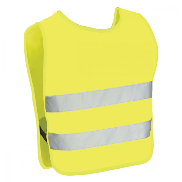 photo-Gilet jaune - Fluorescent - Chasuble - Pour enfant - Taille 3/5 ans - Sortie scolaire - Déplacement