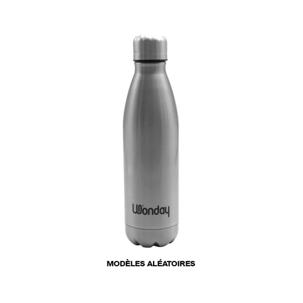 Gourde - Isotherme - Chaud/froid - 500ml - Double paroi - Couleurs aléatoires - Wonday