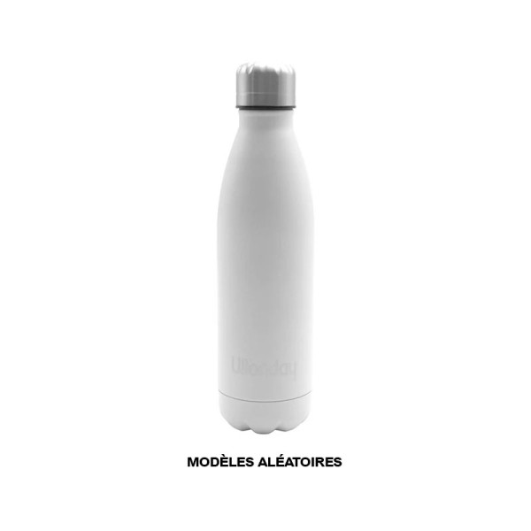 photo-Gourde - Isotherme - Chaud/froid - 500ml - Double paroi - Couleurs aléatoires - Wonday