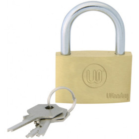 photo-Cadenas - Avec 3 clés incluses - 40mm - Laiton - Casier, bagage - Wonday