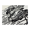 Coloriage - Licorne - Tableau à colorier - Avec contours velours noir - Dès 3 ans