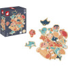 Jeu d'éveil - Magnets - Bois - Aimantés - Les fonds marins - Dès 2 ans - Janod