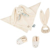 Cadeau de naissance - Bébé - Doudou + anneau de dentition + chaussons - Kaloo - Lapinoo