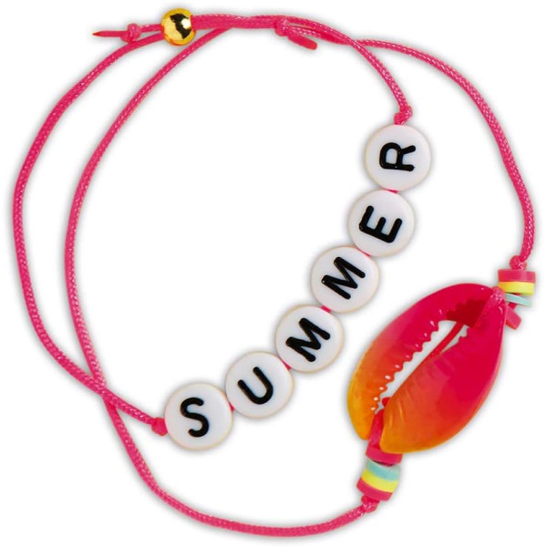 Jeu créatif - Création bracelets d'amitiés - 4 modèles - Dès 6 ans - Perles + fils - Janod