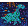 Jeu créatif - Tableaux mosaïques - Dinosaures - 8 modèles + mosaïques en mousse - Janod
