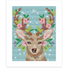 Jeu créatif - Diamond painting - Cerf - Enfant - Dès 8 ans - Janod