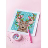 Jeu créatif - Diamond painting - Cerf - Enfant - Dès 8 ans - Janod