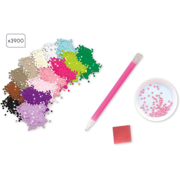 Jeu créatif - Diamond painting - Cerf - Enfant - Dès 8 ans - Janod