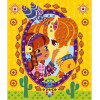 Jeu créatif - Tableaux mosaïques - Poney et licorne - 3 modèles + mosaïques en mousse - Janod