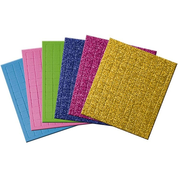 Jeu créatif - Tableaux mosaïques - Poney et licorne - 3 modèles + mosaïques en mousse - Janod