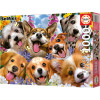 Puzzle - Animaux - Chiens et chiots - Selfie - 1000 pièces - Dès 14 ans - Educa