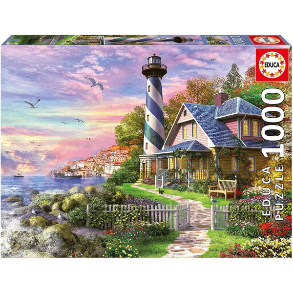 photo-Puzzle - Phare à Rock Bay - 1000 pièces - Dès 14 ans - Educa