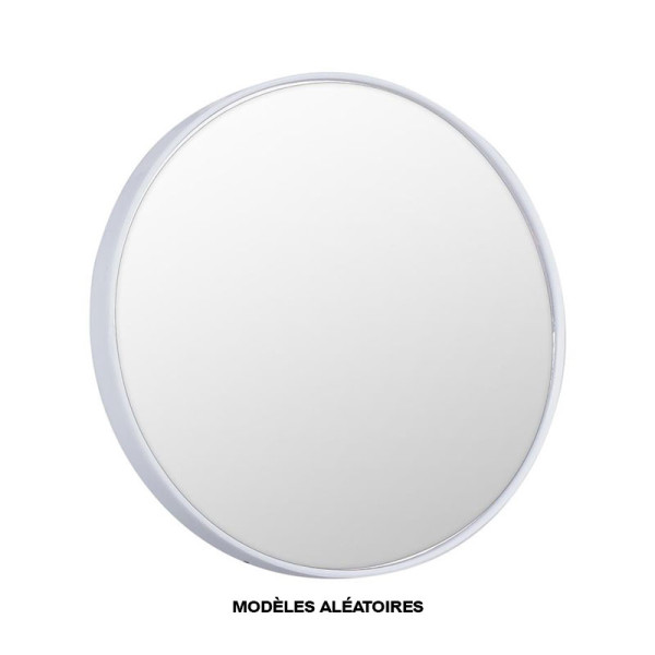 Miroir - Grossissant - Jusqu'à 5 fois - 9,8cm diamètre - Coloris aléatoires