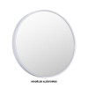 Miroir - Grossissant - Jusqu'à 5 fois - 9,8cm diamètre - Coloris aléatoires