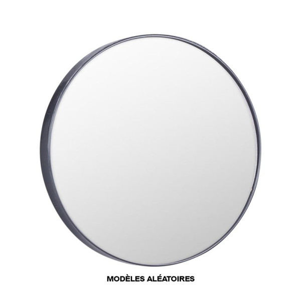Miroir - Grossissant - Jusqu'à 5 fois - 9,8cm diamètre - Coloris aléatoires